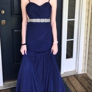 Royal Blue mermaid Prom Dress
